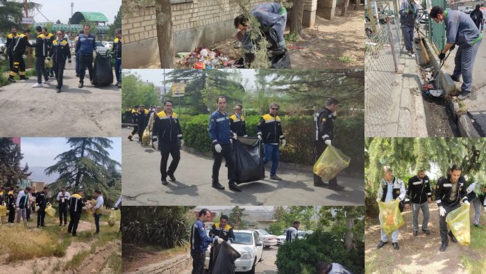 جمع‌آوری ۵۰۰ کیلو زباله از محوطه ایستگاه‌ها