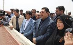 بازدید وزیر صمت و هیئت همراه از بزرگ‌ترین نیروگاه‌ خورشیدی کشور