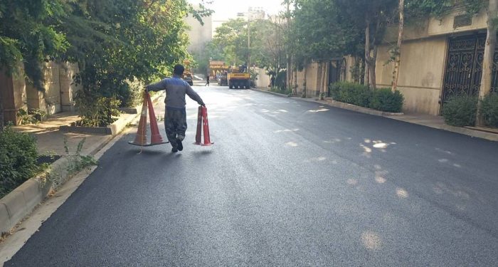 افزایش ۷۲ درصدی پخش آسفالت در منطقه یک تهران