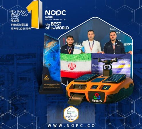 مقام نخست نوآوری و تجاریسازی مسابقات جهانی رباتیک به ربات نفتروب هوشمند پتروشیمی نوری رسید مقام نخست نوآوری و تجاریسازی مسابقات جهانی رباتیک به ربات نفتروب هوشمند پتروشیمی نوری رسید