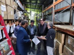 بازدید مدیرعامل اموال‌تملیکی از فرایند تعیین تکلیف کالاهای متروکه در فرودگاه امام خمینی
