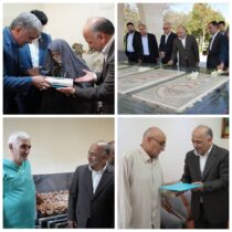 تکریم مقام شهیدان و ایثارگران؛ مدیرعامل بیمه دی در سفر به اردبیل با خانواده‌های معظم شهدا دیدار کرد