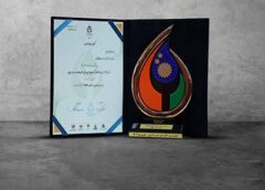 دریافت تندیس جایزه ملی مدیریت انرژی توسط شرکت توسعه آهن و فولاد گل‌گهر