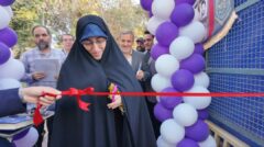 افتتاح نخستین زمین چمن مصنوعی اختصاصی بانوان در منطقه ۱۲