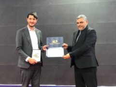 تقدیر از اداره کل محیط زیست شهرداری تهران در نمایشگاه بین المللی نجف