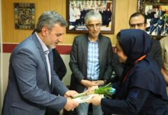 تجلیل شهردار منطقه ۱۲ از پرستاران بیمارستان های منطقه 