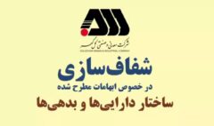 ساختار دارایی ها و بدهی های شرکت معدنی و صنعتی گل گهر