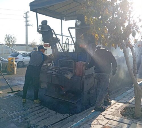 اجرای بیش از ۱۷ هزار تن آسفالت در معابر منطقه ۱۹