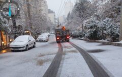 افزایش ۲۰ تا ۵۰ درصدی تجهیزات و نیروهای برف‌روب در منطقه یک