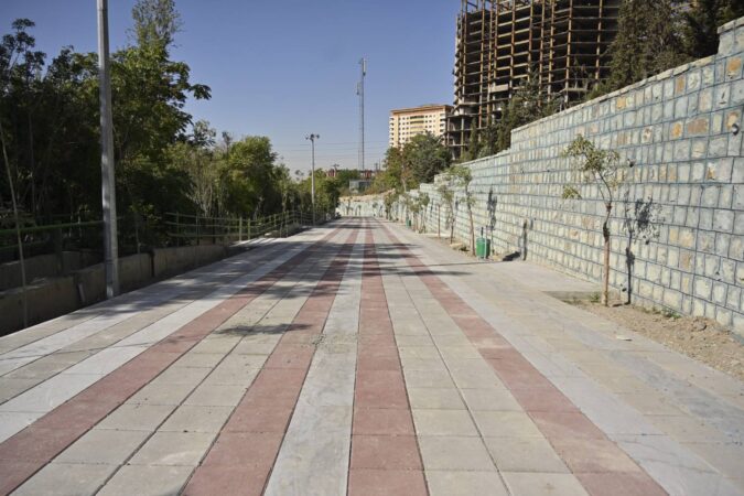 اتمام بیش از ۱۱ هزار متر مربع دیوار حائل در منطقه یک تهران