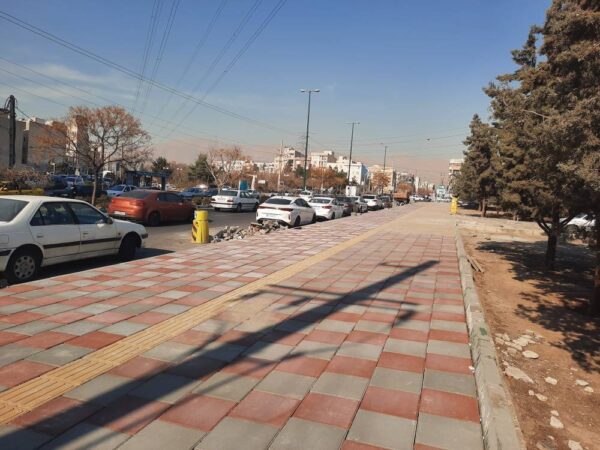 بهسازی ۲ هزار مترمربع پیاده‌رو و ۳۰۰ متر طول کانیو در محله جنت‌آباد مرکزی