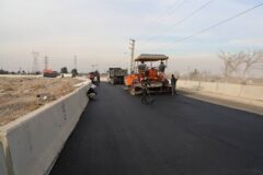 آغاز عملیات تراش و روکش آسفالت حدفاصل زیرگذر پل لاهوتی تا دهکده توحید
