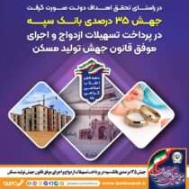 جهش ۳۵ درصدی بانک سپه در پرداخت تسهیلات ازدواج و اجرای موفق قانون جهش تولید مسکن
