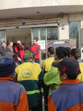 برگزاری کارگاه‌های آموزشی ایمنی ترافیکی حین کار (HSE) ویژه کارگران و سرکارگران خدمات شهری و فضای سبز در ناحیه ۱ منطقه_چهار