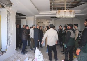 گروه مرمت در کنار سایر گروه های جهادی آماده فعالیت در منطقه یک ، می شود