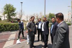 نظارت بر آماده سازی مسیر مراسم جشن امام رضایی ها