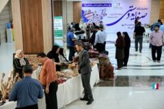 نمایشگاه صنایع دستی هنرمندان اروند در ۸۰ غرفه برپا شد