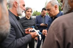 استقرار ۷۰۰ خادم شهر منطقه یک در مسیر زائران تشییع رهبر شهید