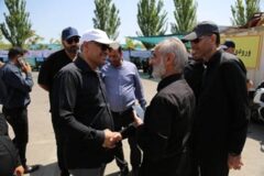 میدان توحید؛ کانون خدمت‌رسانی فرهنگی منطقه یک به زائران در روز تشییع رهبر شهید